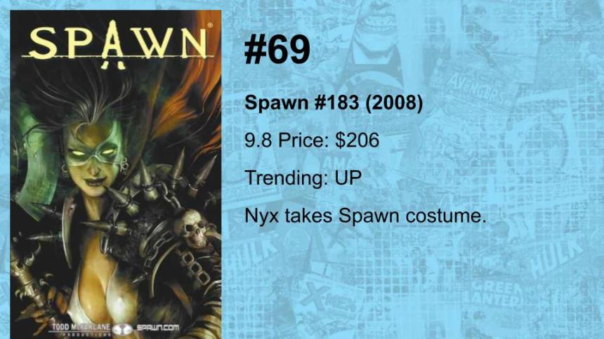 80-61 THE TOP 100 MODERN COMICS (BY VALUE)(12)