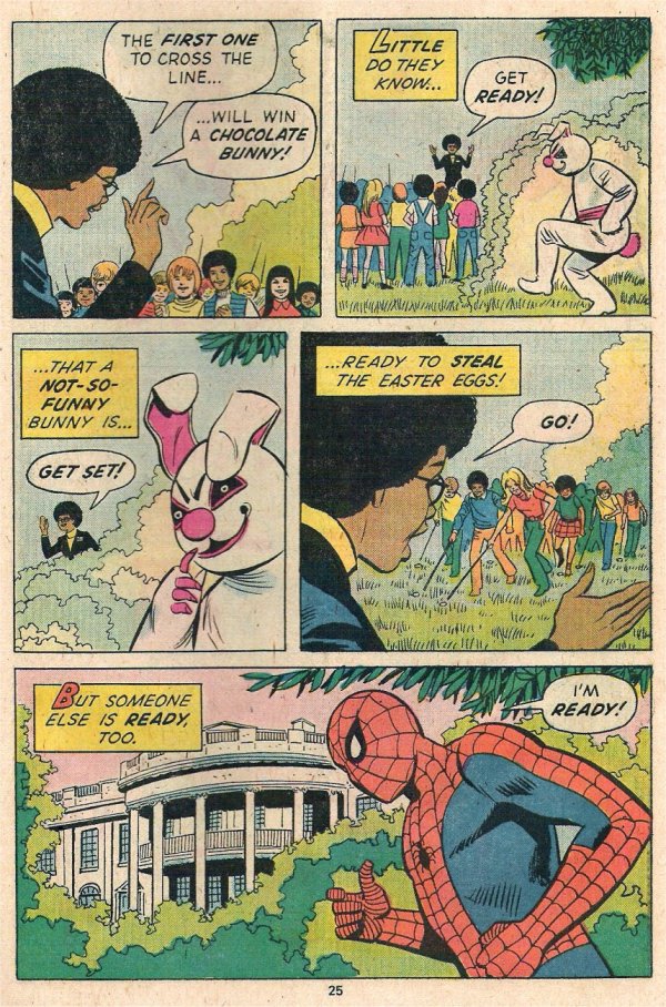 Spidey Fights the Funny Bunny 5
