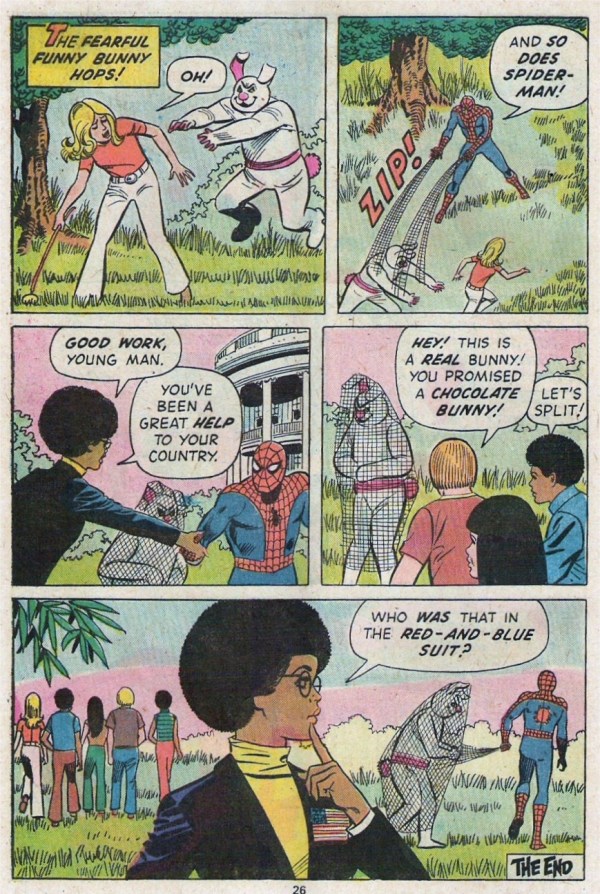 Spidey Fights the Funny Bunny 6